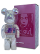 Статуетка Bearbrick X-Girl White 400% 28 см Medicom Toy Барвисто прозорий - зображення 2
