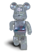 Статуетка Bearbrick X-Girl White 400% 28 см Medicom Toy Барвисто прозорий - зображення 14