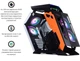 Корпус QUBE STALKER Black-Orange + Набір кабелів для блоку живлення Black-Orang (STALKER_FMBU3) - зображення 6