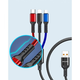 Кабель для зарядки телефонов Awei CL 971 3в1 USB to Type-C Lightning MicroUSB 2.4A - изображение 2