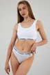 Топ з м'якою чашкою Leinle 46(L) Білий (98296) - зображення 4