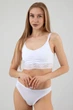 Топ з м'якою чашкою Leinle 42(S) Білий (98298) - зображення 4