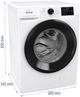 Пральна машина повногабаритна Gorenje WPNEI84A1SWIFI/UA - зображення 12