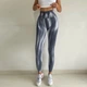 Лосины для фитнеса Whatiwear з эффектом пуш-ап градиент размер L (1380-gray-L) - изображение 1