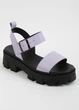 Босоножки женские Fashion 029 фиолетовые кожаные 339642_36 (23.5 см) - изображение 1