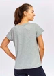 Футболка женская Power меланж серый 101458_M - изображение 3