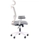 Кресло AMF Uran White HR сиденье Нест-19 SL-01 Серый - изображение 2