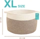 Корзина-органайзер Lovely Svi для хранения белья и игрушек 55×35 см Светло-коричневый (12032024) - изображение 2