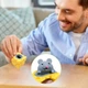 Дитяча іграшка антистрес жмякалка Мишка в сирі, Сірий - зображення 3