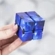 Антистресс кубик Бесконечный космос, 7,3x3,6x1,8см, Голубой - изображение 3