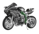 Конструктор Мотоцикл Спортбайк&nbsp;Kawasaki 612 деталей Черный - изображение 1
