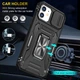 Ударопрочный чехол Epik Camshield Army Ring для Apple iPhone 11 (6.1") Черный / Black - изображение 6