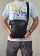 Мужская барсетка кожаная ТОКИО через плечо / мужская сумка кросс-боди MYZ TOKYO / кожаная сумка-планшет через плечо - изображение 6