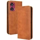 Чохол-книжка Deexe Retro Style для Motorola Edge 50 Fusion - Brown - зображення 1