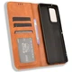 Чохол-книжка Deexe Retro Style для Motorola Edge 50 Fusion - Brown - зображення 4
