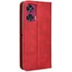 Чехол-книжка Deexe Retro Style для Motorola Edge 50 Fusion - Red - изображение 6