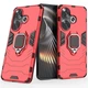 Чохол з підставкою Deexe Hybrid Case для Xiaomi Poco F6 - Red - зображення 1