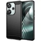 Силіконовий (TPU) чохол UniCase Carbon для Xiaomi Poco F6 - Black - зображення 1