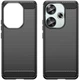 Силіконовий (TPU) чохол UniCase Carbon для Xiaomi Poco F6 - Black - зображення 2