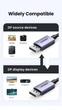 Кабель UGREEN DP118 DisplayPort 2.1 to DisplayPort 16/8/4/2К 2m Black (15384) - изображение 12