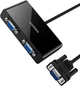 Конвертор сигналу UGREEN VGA to 2xVGA Splitter with Micro-USB Port for Power Supply 1m Black (20918) - зображення 1