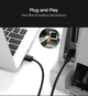 Кабель UGREEN US210 USB 3.0 AM to BM Print 2m Black (10372) - изображение 4