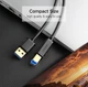 Кабель UGREEN US210 USB 3.0 AM to BM Print 2m Black (10372) - изображение 7