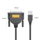 Кабель UGREEN US167 USB to DB25 Parallel Printer 2m Black (20224) - зображення 2