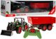 Traktor zdalnie sterowany Ramiz Farm Tractor Zielono-czerwony (5903864900934) - obraz 1