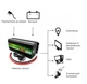 Перетворювач інвертор функція заряджання Wimpex 5200W 12V 220V DC-AC USB - зображення 5