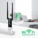 USB ретранслятор усилитель WiFi сигнала UKC 9205 репитер на 2 антены Черный - изображение 6