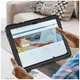 Чохол Carbon Armor Cover Tablet на Samsung Galaxy Tab S10 Plus (12.4") / захисний чохол для планшета з ремінцем в комплекті / (чорний) - зображення 6