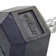 Гантель цельная шестигранная гексагональная ZELART (1шт) Pro 32,5 кг (сталь хромированная, резина, вес 32,5 кг) (TA-5159-32_5) - изображение 4