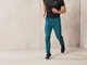 Спортивные штаны Regular Fit из функциональной ткани для мужчины Crivit LYCRA® 436940 S Зеленый - изображение 2