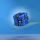 Игрушка антистресс Бесконечный кубик фиджет 7,3x3,6x1,8см (Инфинити куб) Синий - изображение 5