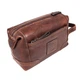 Чоловіча шкіряна косметичка-несесер для подорожей Ashwood 4557 Tan (Світло-коричневий) - зображення 2