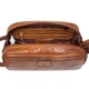 Чоловічий шкіряний несесер-косметичка для подорожей Ashwood T78 Honey (Світло-коричневий) - зображення 7