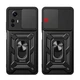 Чохол Fiji Camera Defence для Xiaomi Redmi Note 12S бампер із захистом камери та підставкою Black - зображення 2