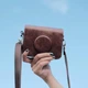 Чохол для фотоапарата Fujifilm Instax Mini EVO Кавовий Ретро - зображення 5