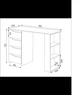 Стол письменный Furnigrade СП-6 венге 75x110x45 - изображение 3