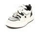 Кроссовки Fashion D35811 біло-чорні (32-37) Белый 32 - изображение 1