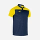 Поло длинное мужское Joma HOBBY II 101371.339 L Темно-синее/Желтое (9998459845116) - изображение 5
