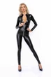 Комбінезон Noir Handmade F293 Powerwetlook catsuit front zipper 3XL (SX0194) - изображение 1