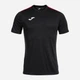 Футболка спортивная длинная мужская Joma Olimpiada 103245.106 2XL Черная (8445757295156) - изображение 1