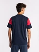 Футболка спортивная длинная мужская Joma Crew V 103296.336 S Темно-синий/Красный (8445757349835) - изображение 2