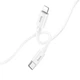 Кабель силиконовый HOCO X87 Type-C to Lightning Magic silicone 1m белый - изображение 1