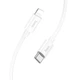 Кабель силиконовый HOCO X87 Type-C to Lightning Magic silicone 1m белый - изображение 3