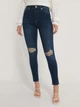 Джинсы Skinny женские NA-KD 1660-000121-0038 32 Темно-синие (7325942872656) - изображение 1