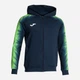 Спортивная кофта мужская Joma Elite Xi 103826.317 M Темно-синий/Салатовый (8445954711091) - изображение 4