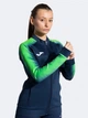 Спортивная кофта женская Joma Elite XI 902255.317 M Темно-синяя с салатовым (8445954713163) - изображение 2